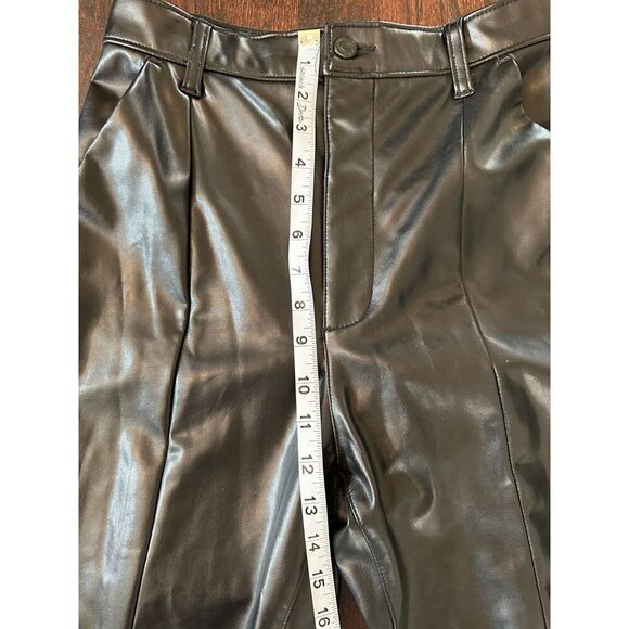 Abercrombie & Fitch Skinny Ultra High Rise Pants Leather Curve Love Size 8L - Picture 11 of 13